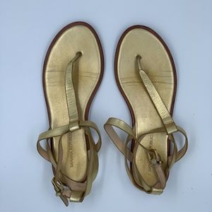 Banana Republic Gold Flat Sandal